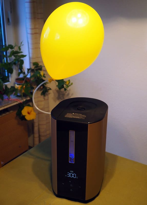 H₂-Gasballon zur Inhalation mit Cavallo H₂-Generator